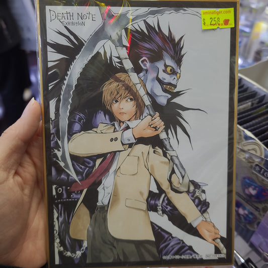 Death Note Exhibition 入場色紙 tcs