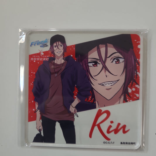劇場版 Free!-the Final Stroke-」　×岩美町オフィシャル コースター free as. rin