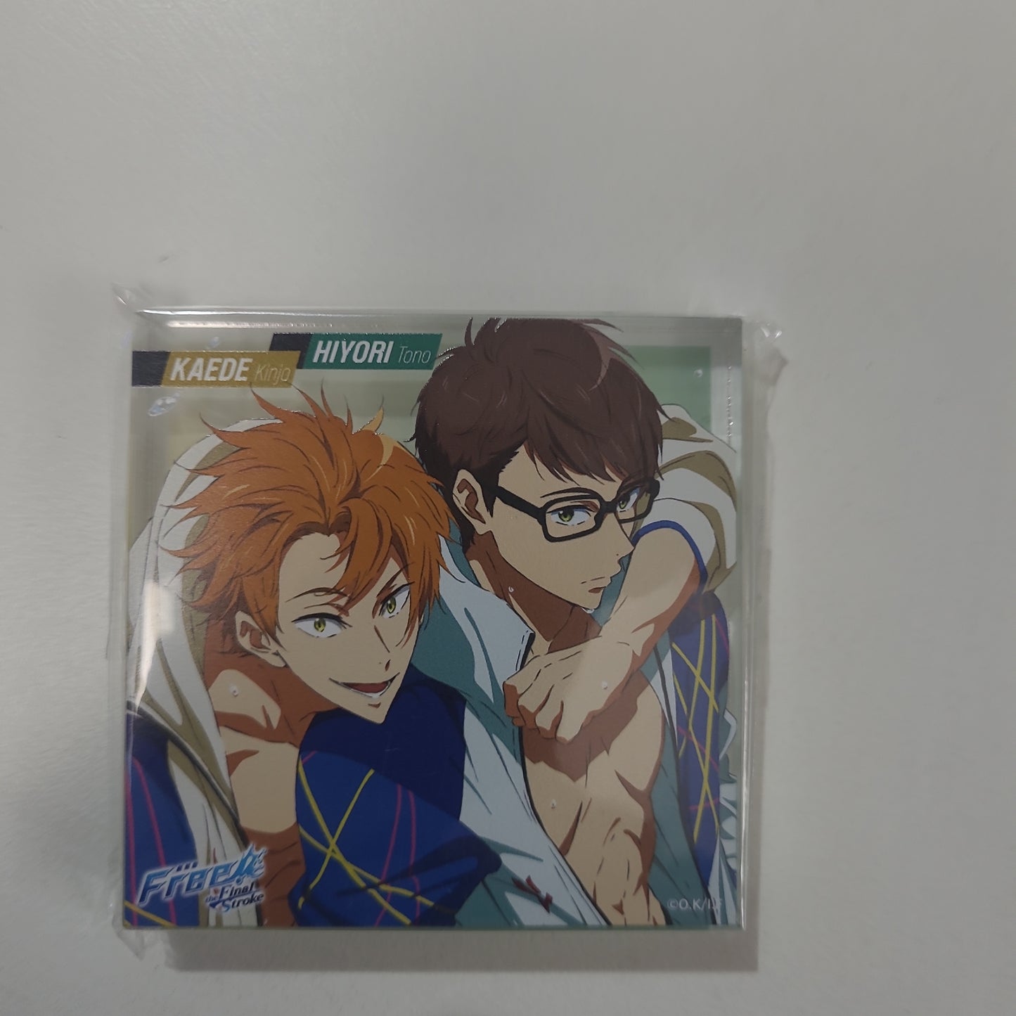 『劇場版 Free!-the Final Stroke-』 Free! CD Jacket Illustration Series アクリルブロック 遠野日和&金城 楓