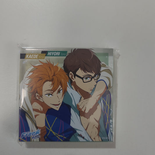 『劇場版 Free!-the Final Stroke-』 Free! CD Jacket Illustration Series アクリルブロック 遠野日和&金城 楓