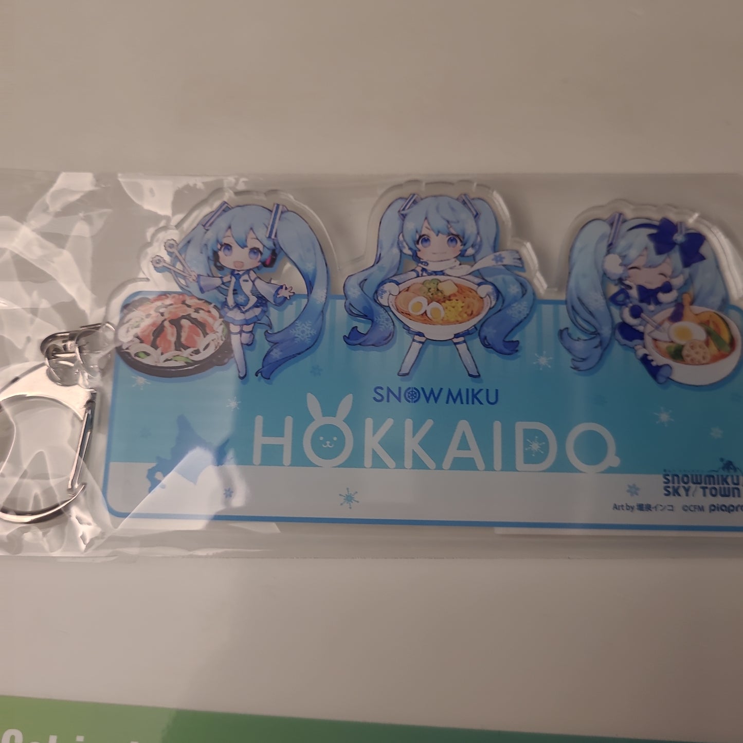 雪ミクAS 北海道キーホルダー 北海道初音as.