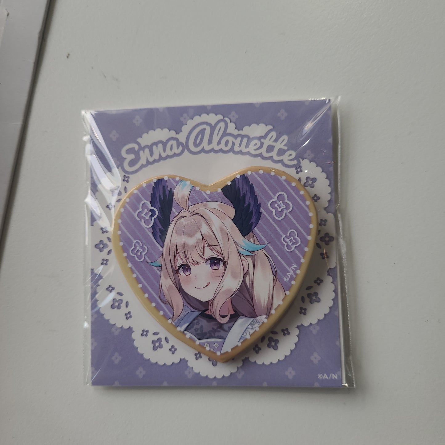 nijisanji EN "Ethyria Cooking bon appétit!" Heart Badge Enna Alouette