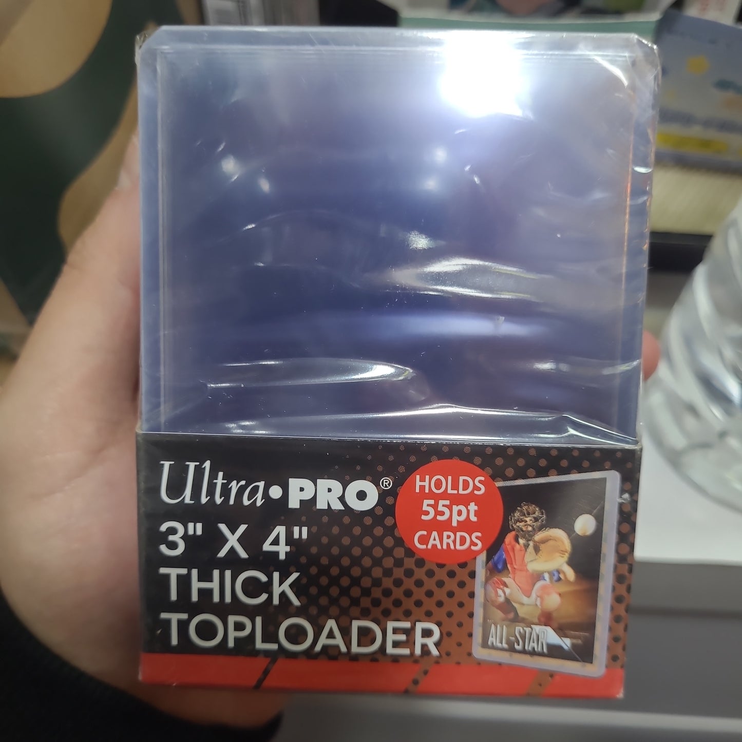 Ultra Pro 3" X 4" Thick Toploader 55pt