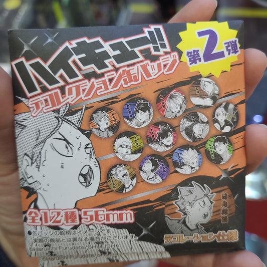 ハイキュー!!デコレション缶バッジ第2彈(集英萬夢）