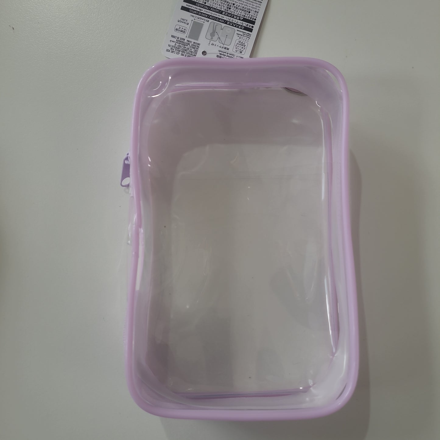 痛包bags ビニールポーチ 水色 パープル blue purple