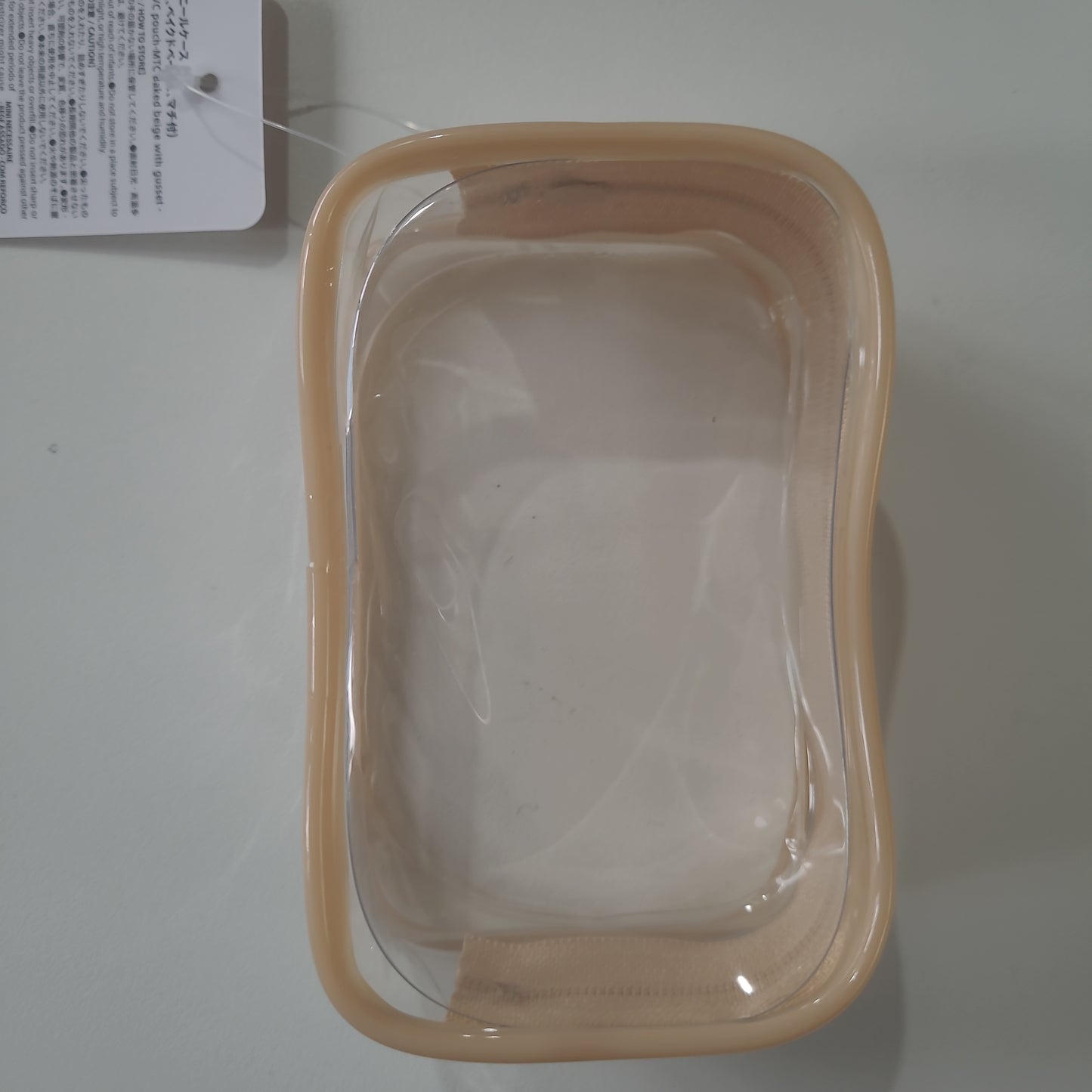 痛包bags ミニビニールケース ベイクドベージュ beige
