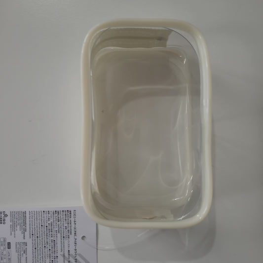 痛包bags ミニビニールケース アイボリーホワイト milk white