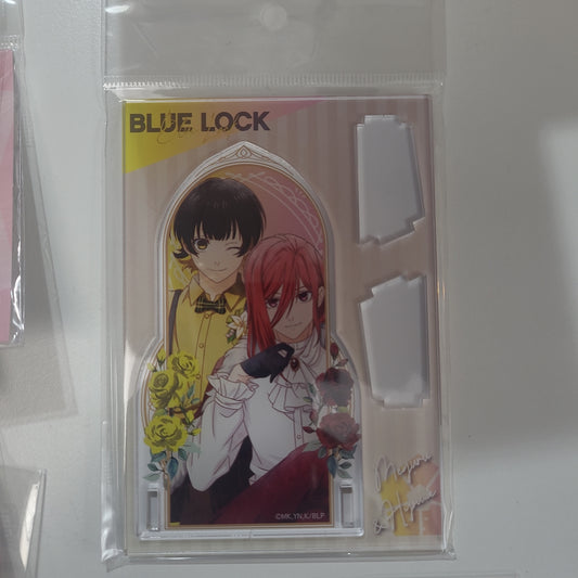 ブルーロック 斜めに飾れるアクリルスタンド 蜂楽廻&千切豹馬 blue lock as.