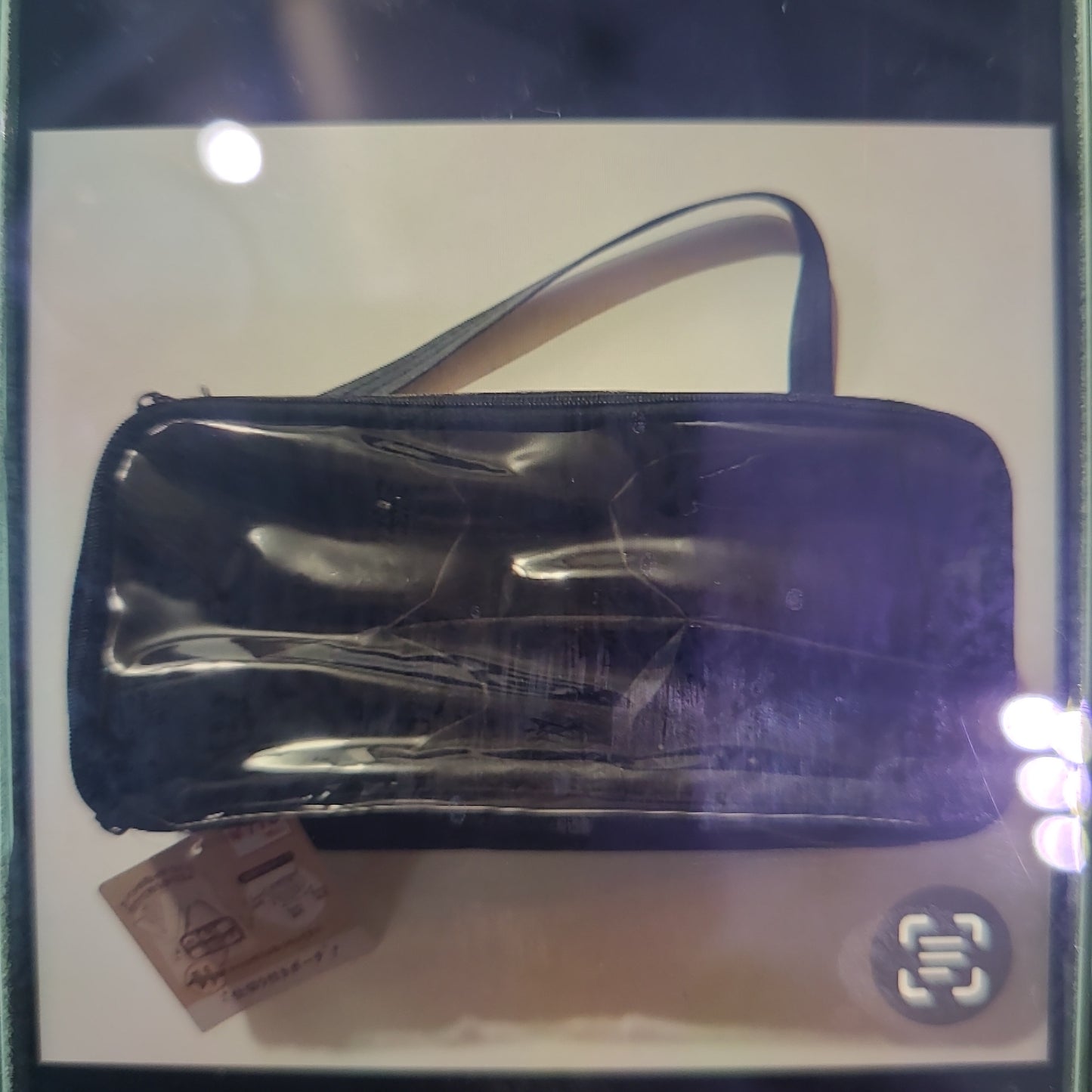 M-14543 CA仕切り付きポーチ BK bag