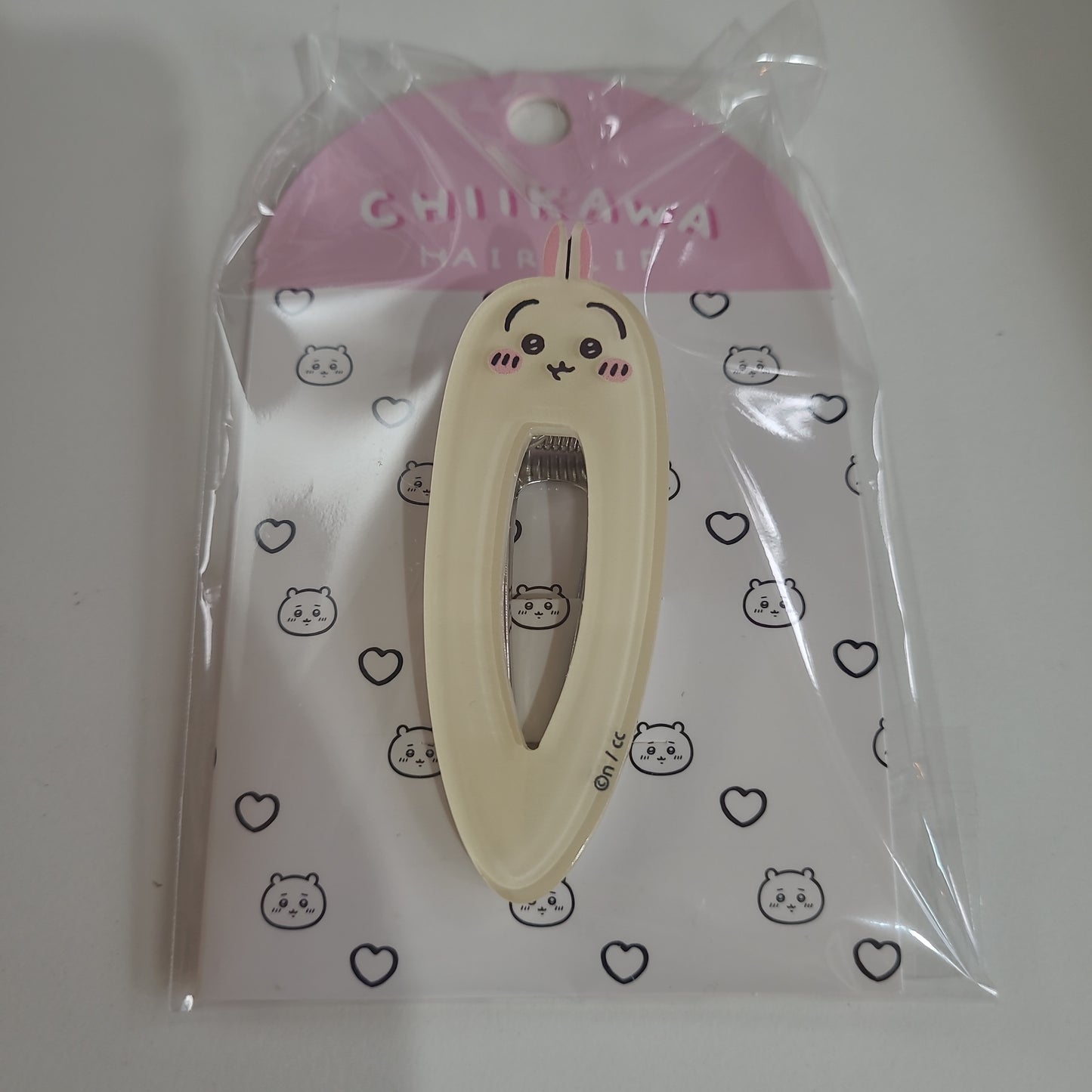 うさぎ　ヘアピン pop up