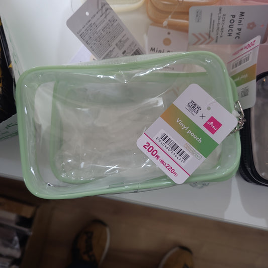 痛包bags ビニールポーチ イエロー グリーン