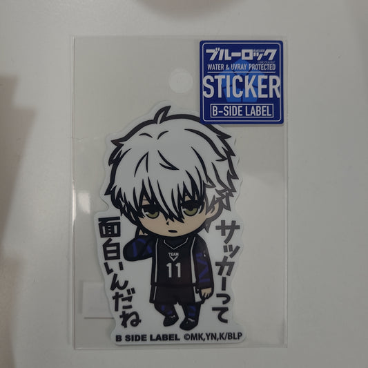 blue lock sticker