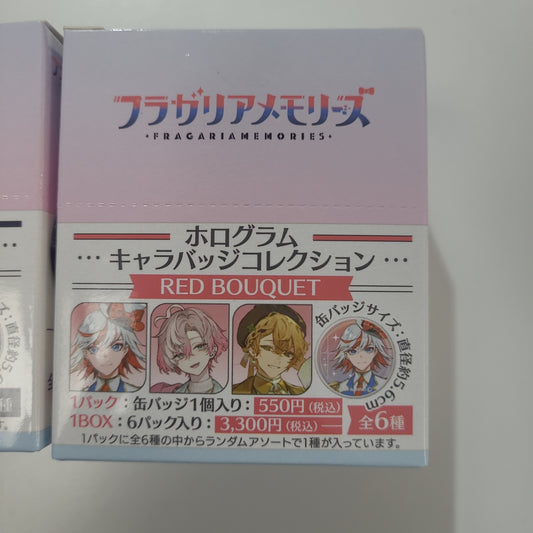 フラガリアメモリーズ ホログラムキャラバッジコレクション/RED BOUQUET fragaria merories tcb red