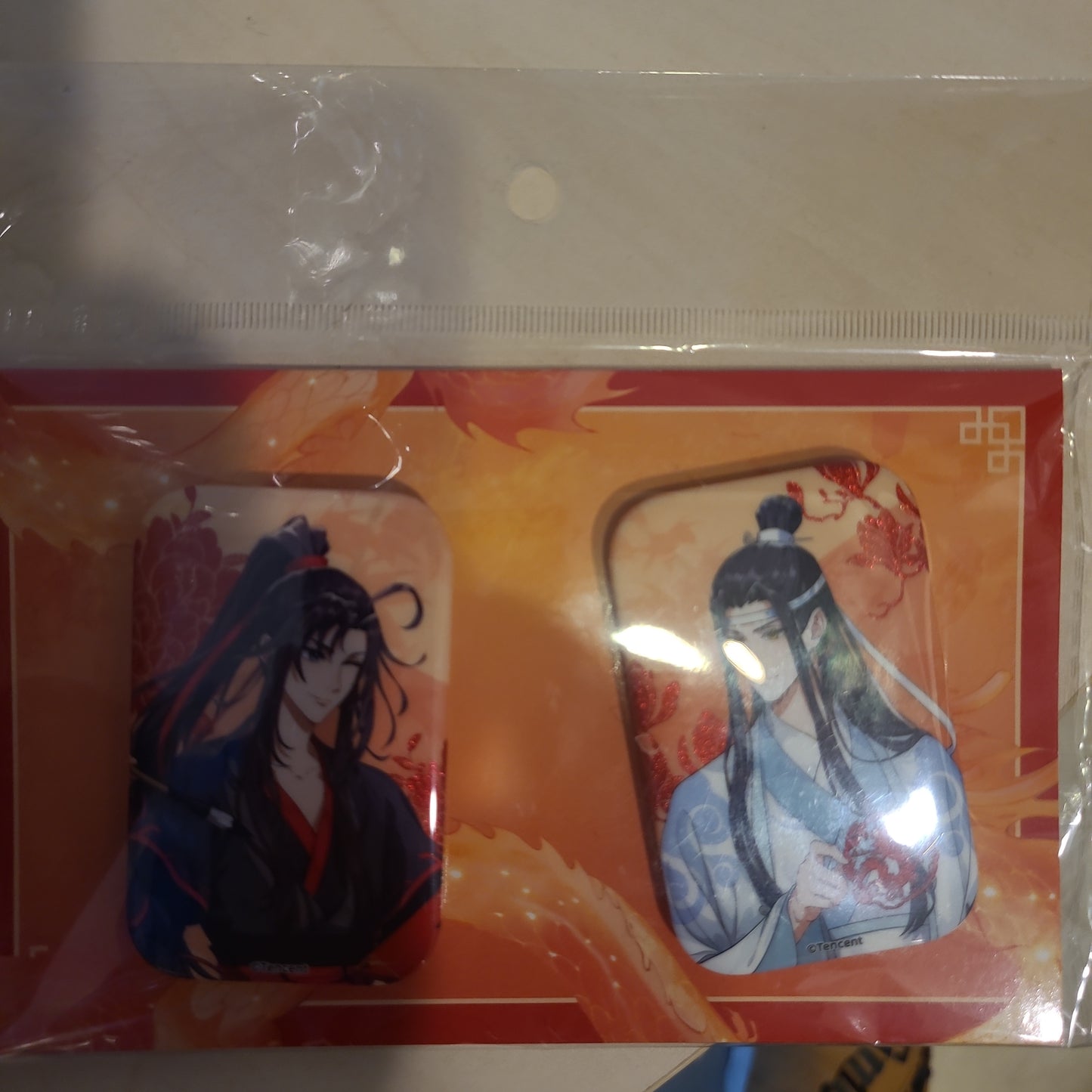 魔道祖師2枚入りバッチ