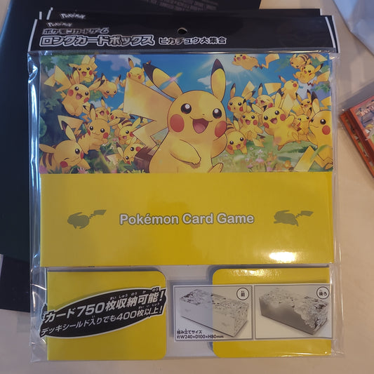 ポケモンカードゲーム ロングカードボックス ピカチュウ大集合