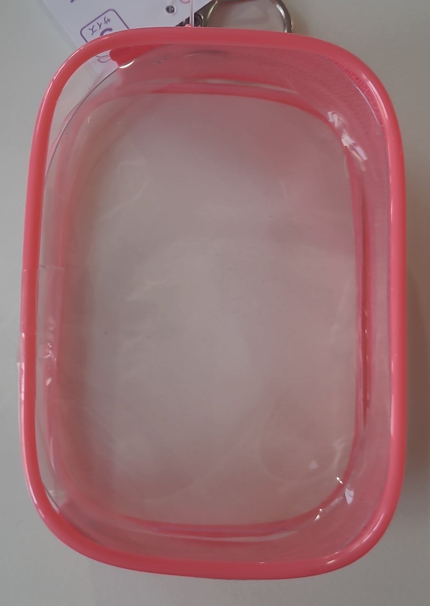 カニカン付き推し活ポーチ S レッド plush case