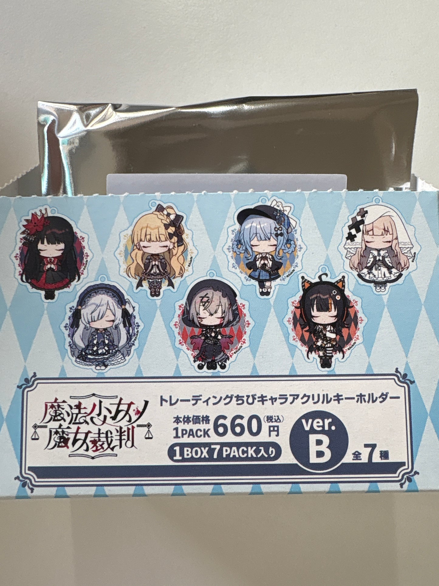 魔法少女ノ魔女裁判 トレーディングちびキャラアクリルキーホルダー ver.B(池袋)