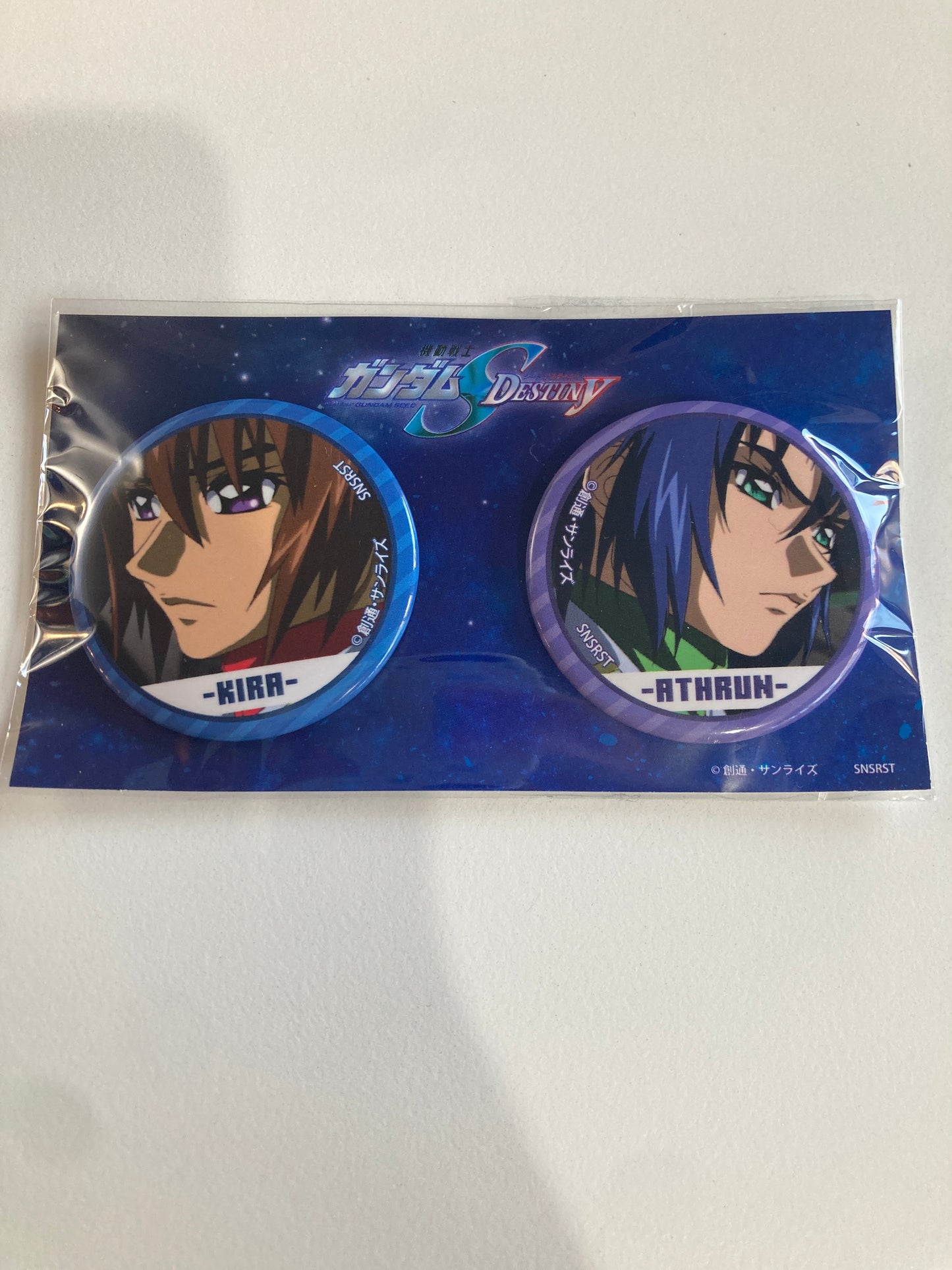 機動戦士ガンダムSEED DESTINY 場面写 ペア缶バッジ キラ・ヤマト＆アスラン・ザラ (池袋)