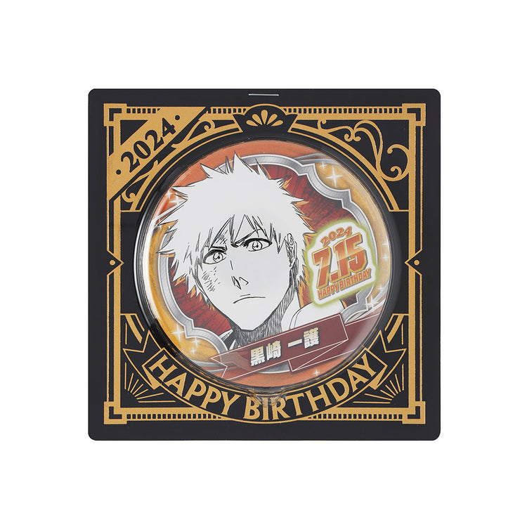 『BLEACH』バースデイ缶バッジ　黒崎一護