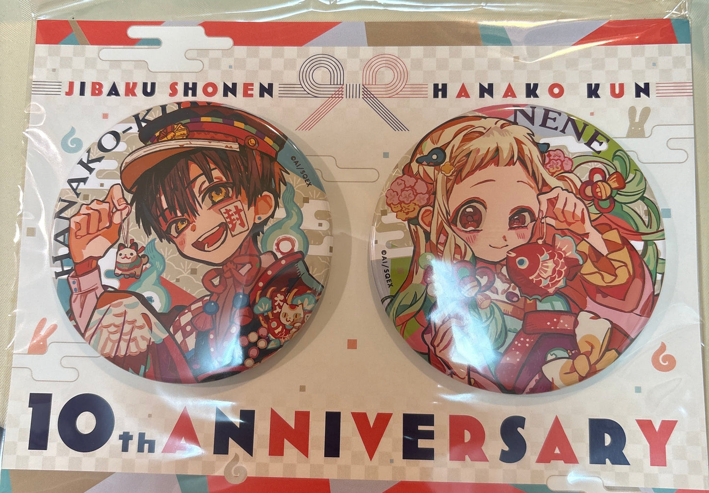 「地縛少年花子くん」ビッグ缶バッジ2個セット（10th Anniversary） (池袋)