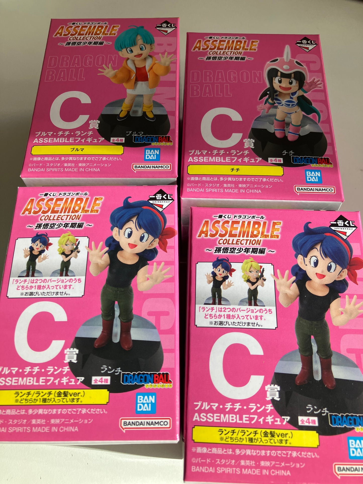 一番くじ ドラゴンボール ASSEMBLE COLLECTION ～孫悟空少年期編～ C賞 ブルマ・チチ・ランチ ASSEMBLEフィギュア (池袋)