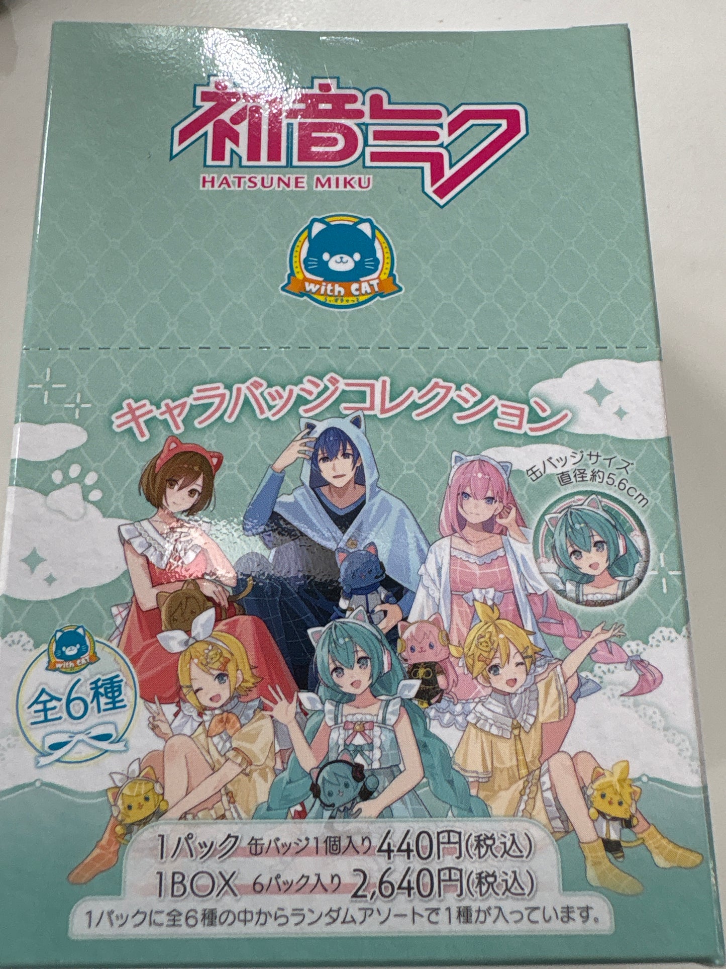 （IKE）初音ミクシリーズ withCATキャラバッジコレクション 全6種