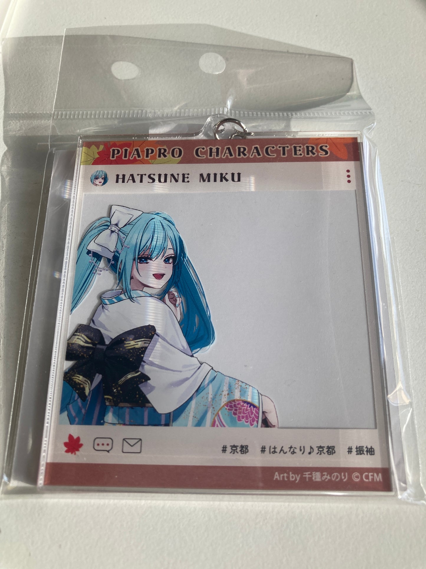 初音ミク SNS風アクリルキーホルダー 初音ミク 振り向き (池袋)