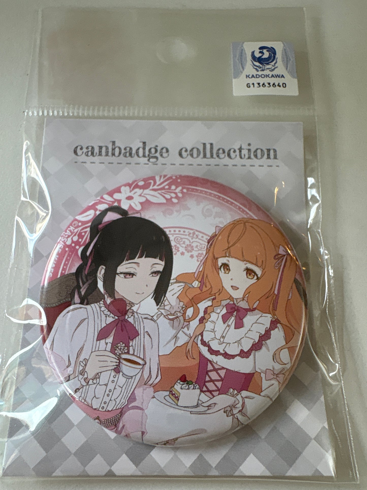 『 春夏秋冬代行者』春の舞 缶バッジ お茶会 ver. 雛菊&さくら (IKE)