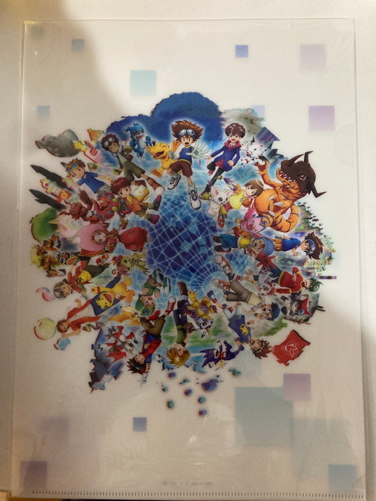 アニメ25周年記念 『デジモンアドベンチャー展』　クリアファイル A4