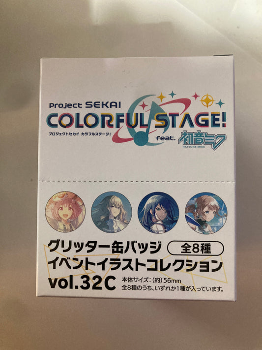 プロジェクトセカイ カラフルステージ！ feat. 初音ミク グリッター缶バッジ イベントイラストコレクション vol.32 C(池袋)