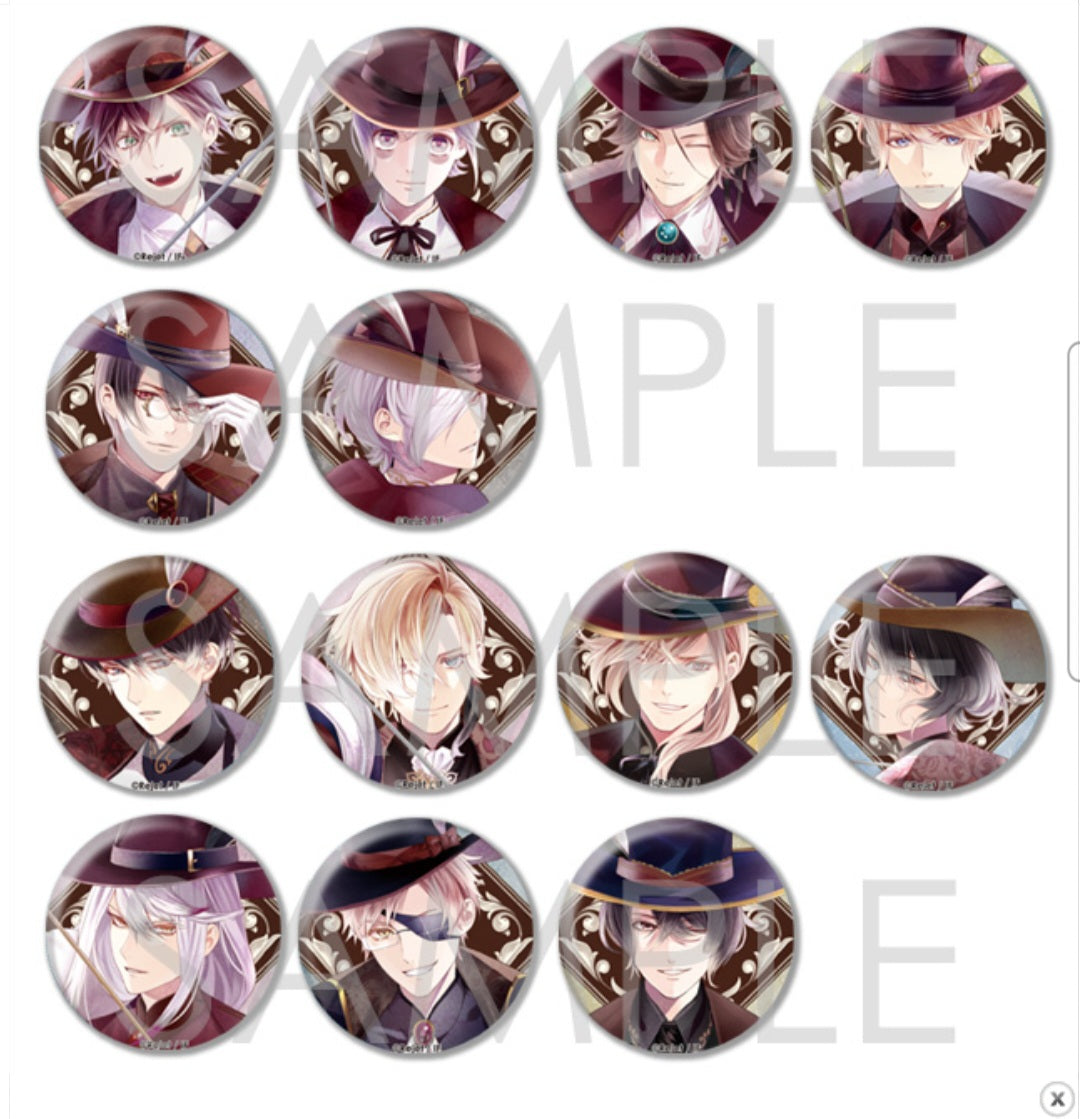 DIABOLIK LOVERS Bloody 13 Knights ビッグ綶バッジ