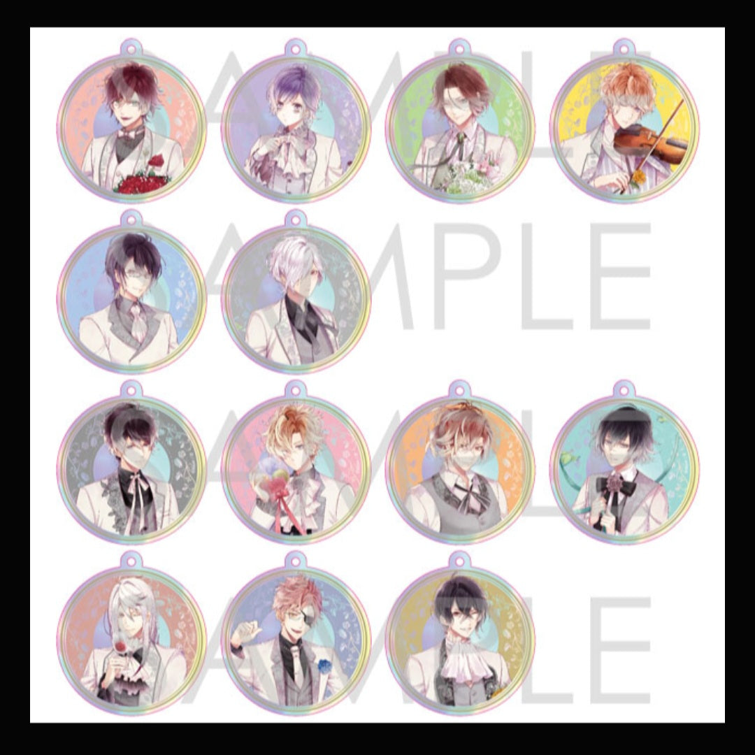 DIABOLIK LOVERS Bloody Rose Party～Promise of Love～ オーロラアクリルキーホルダー Diabolik lover as.promise of love