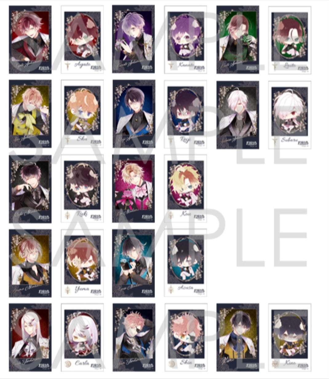 DIABOLIK LOVERS ポラ風カードコレクション Vol.2