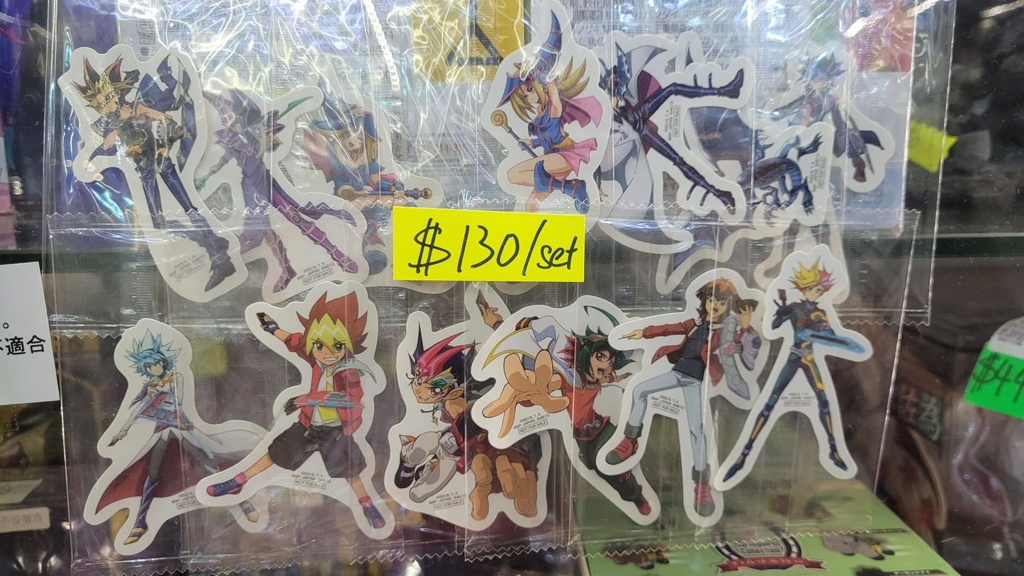 遊戲王角色貼紙set