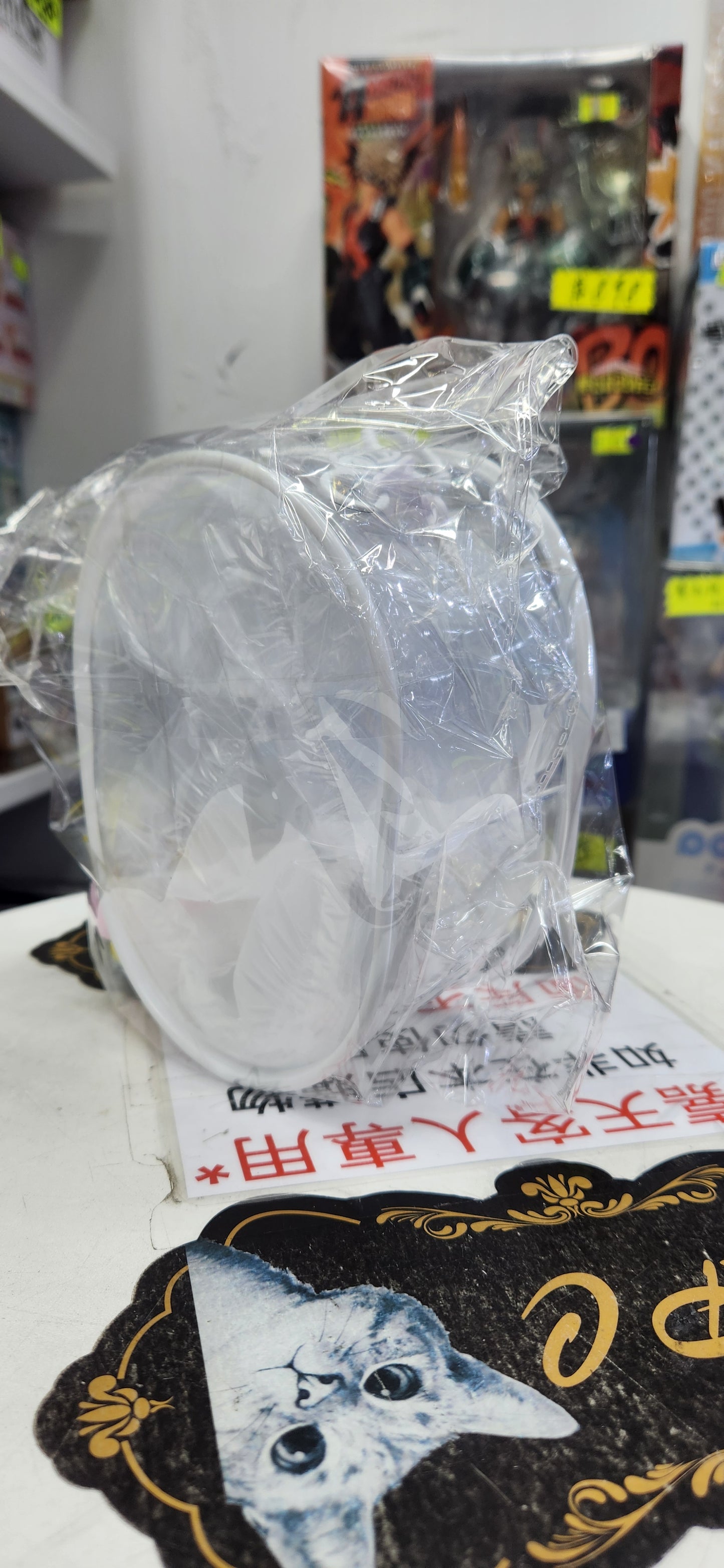 厚15cm橢圓形大娃包(白)Tas