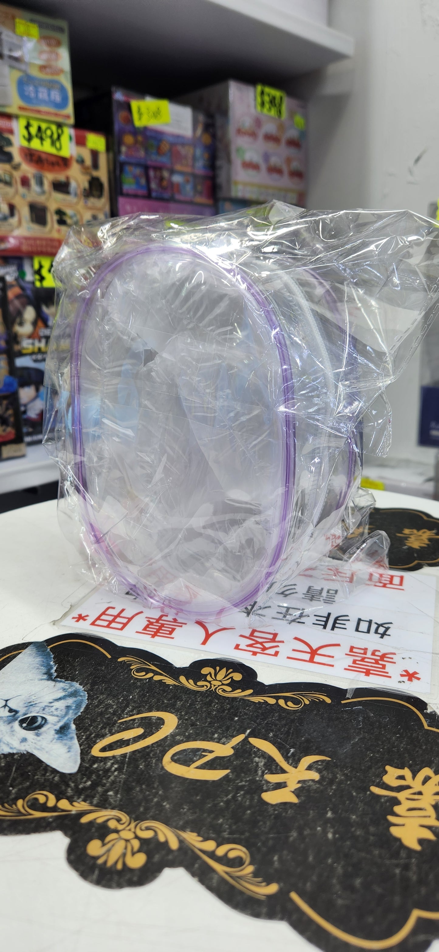 厚15cm橢圓形大娃包(紫)Tas