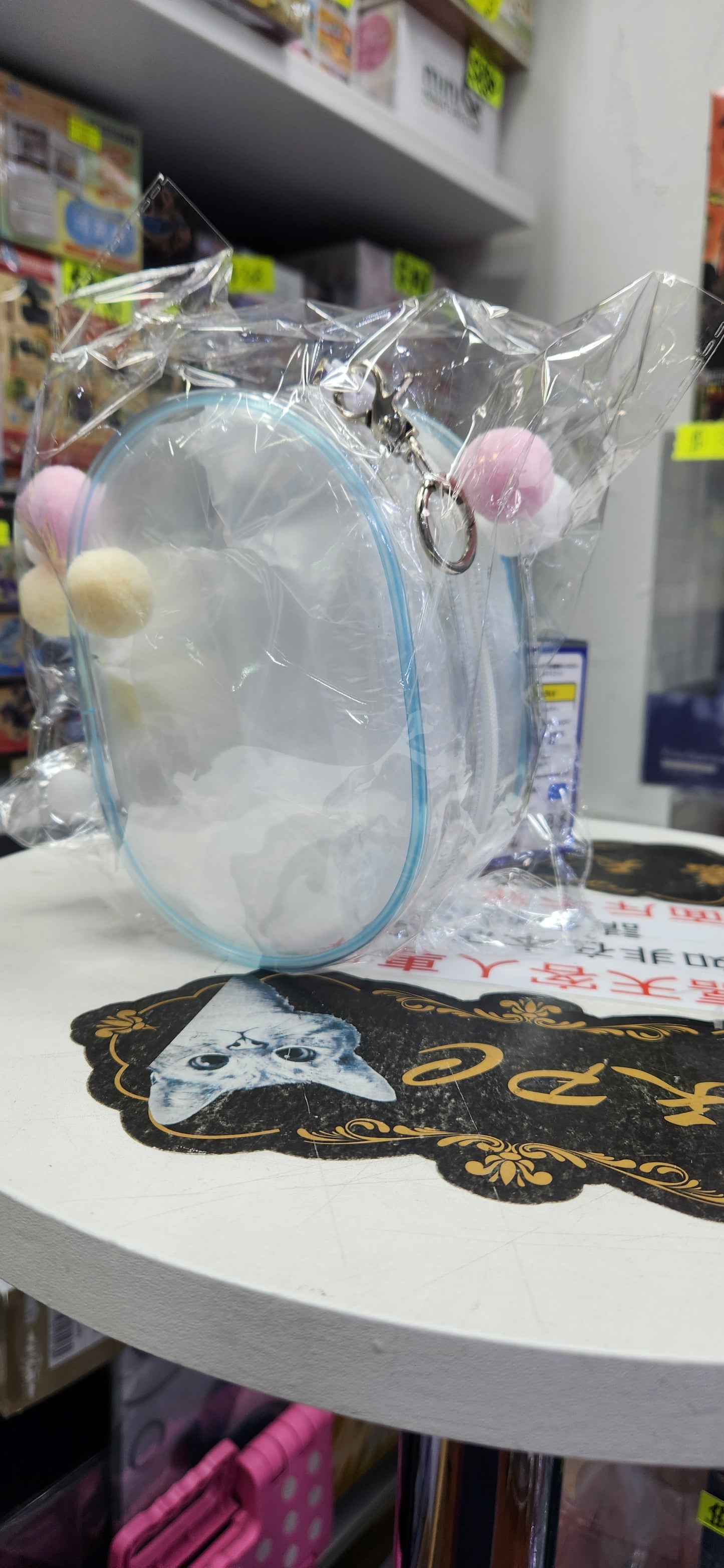 厚15cm橢圓形大娃包(藍)Tas