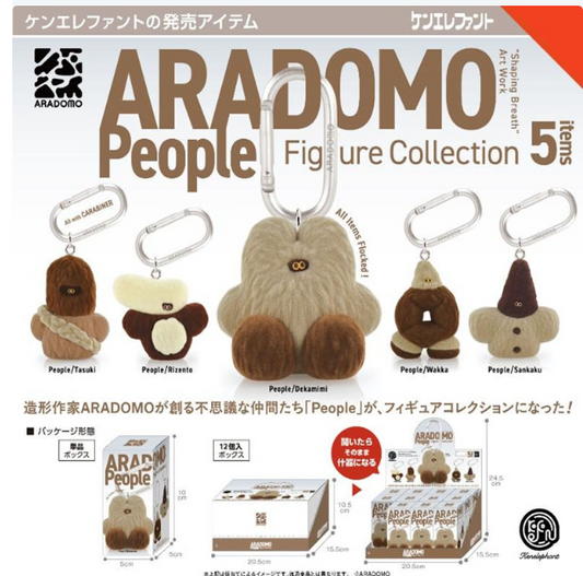(DL:Aug.5) Information ケンエレファント ARADOMO People フィギュアコレクション BOX版