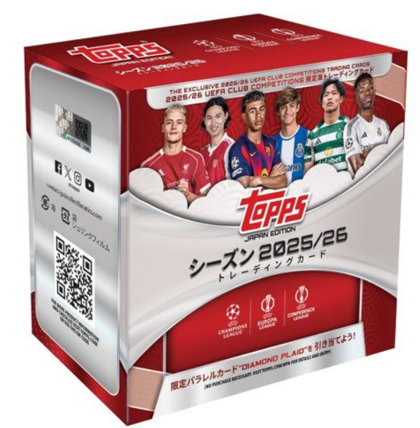 (DL:Aug.5) Information MINT TOPPS UEFA ジャパンエディション2026 JAPAN RETAIL again