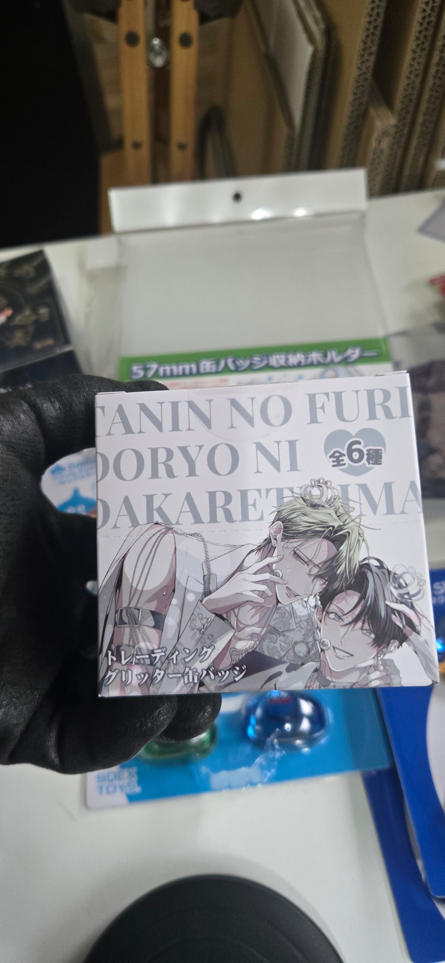 ANIN NO FURISHITE DORYO NI DAKARETE IMASU 全6種 交換卡包 65mm徽章收納夾,池袋