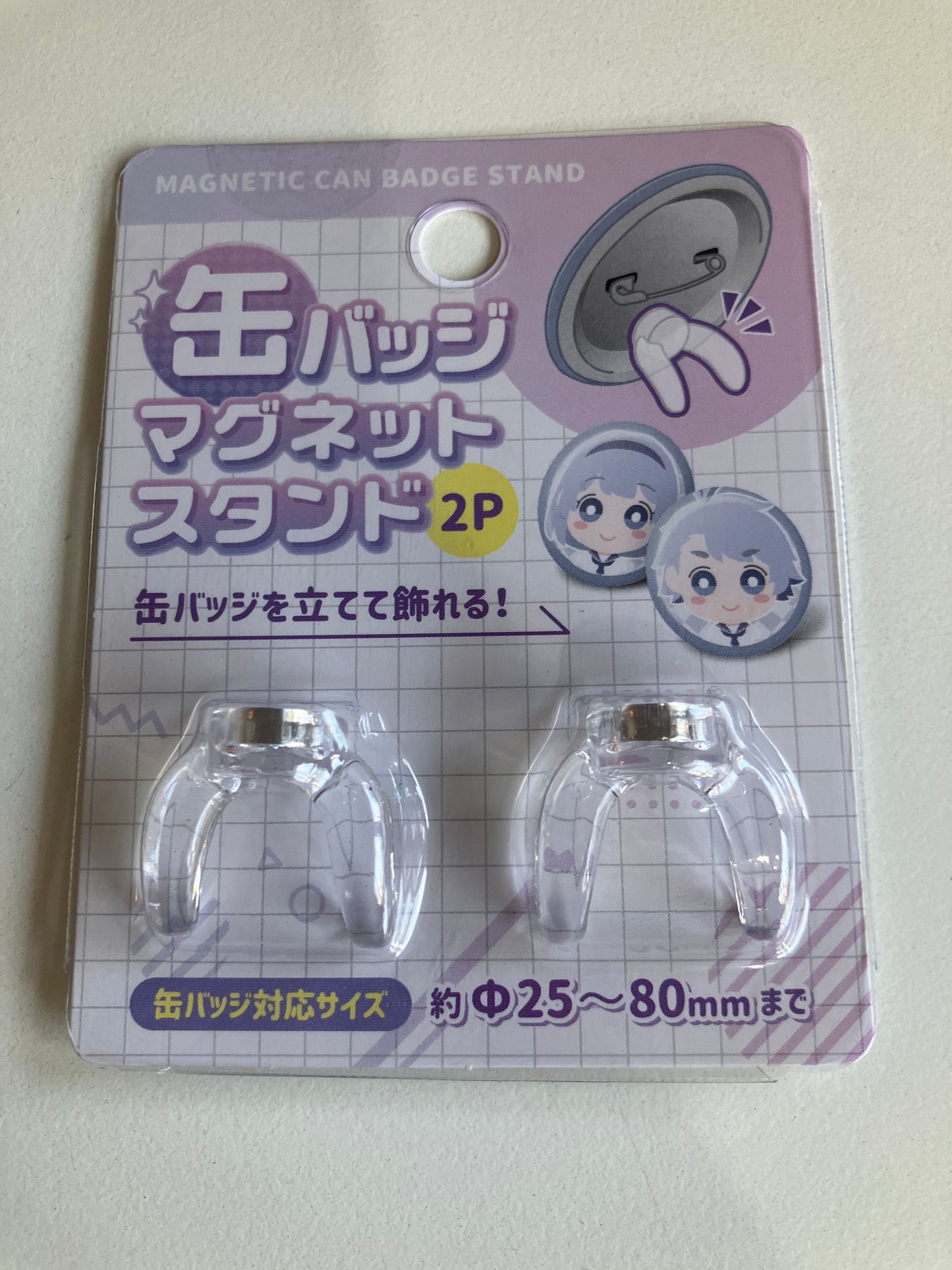 缶バッジ　マグネットスタンド２Ｐ(池袋)