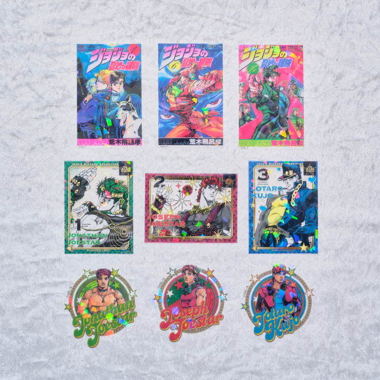 【THE★JOJO WORLD限定】 原作『ジョジョの奇妙な冒険』 クリアステッカーコレクション ＜A＞（池袋）