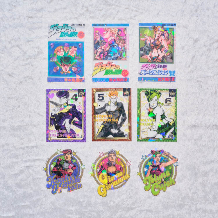 【THE★JOJO WORLD限定】 原作『ジョジョの奇妙な冒険』 クリアステッカーコレクション ＜B＞ (限定)