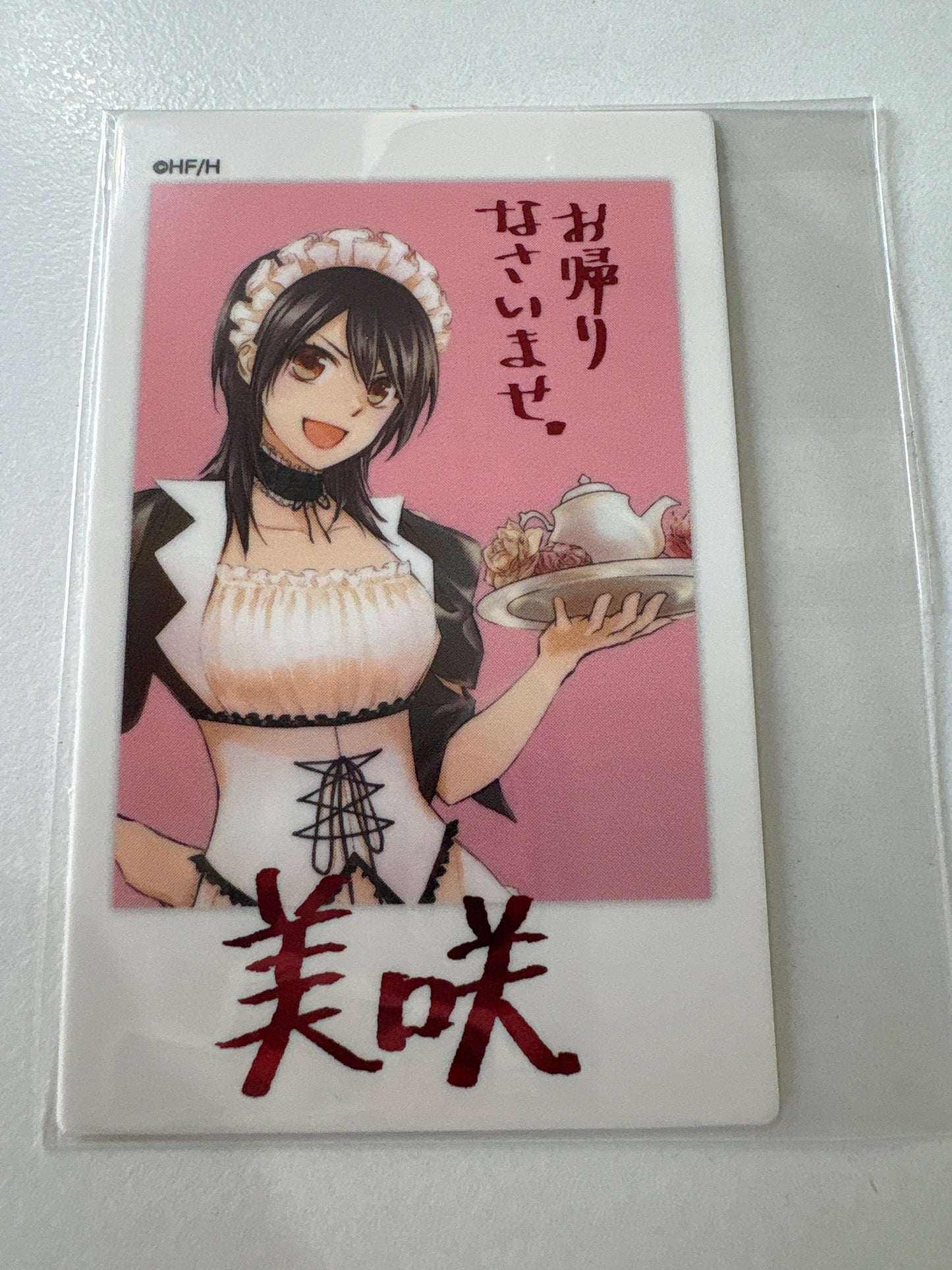 【藤原ヒロ画業20周年「会長はメイド様！」Collaboration Cafe】箔押しミニフォトカード（鮎沢美咲） (池袋)