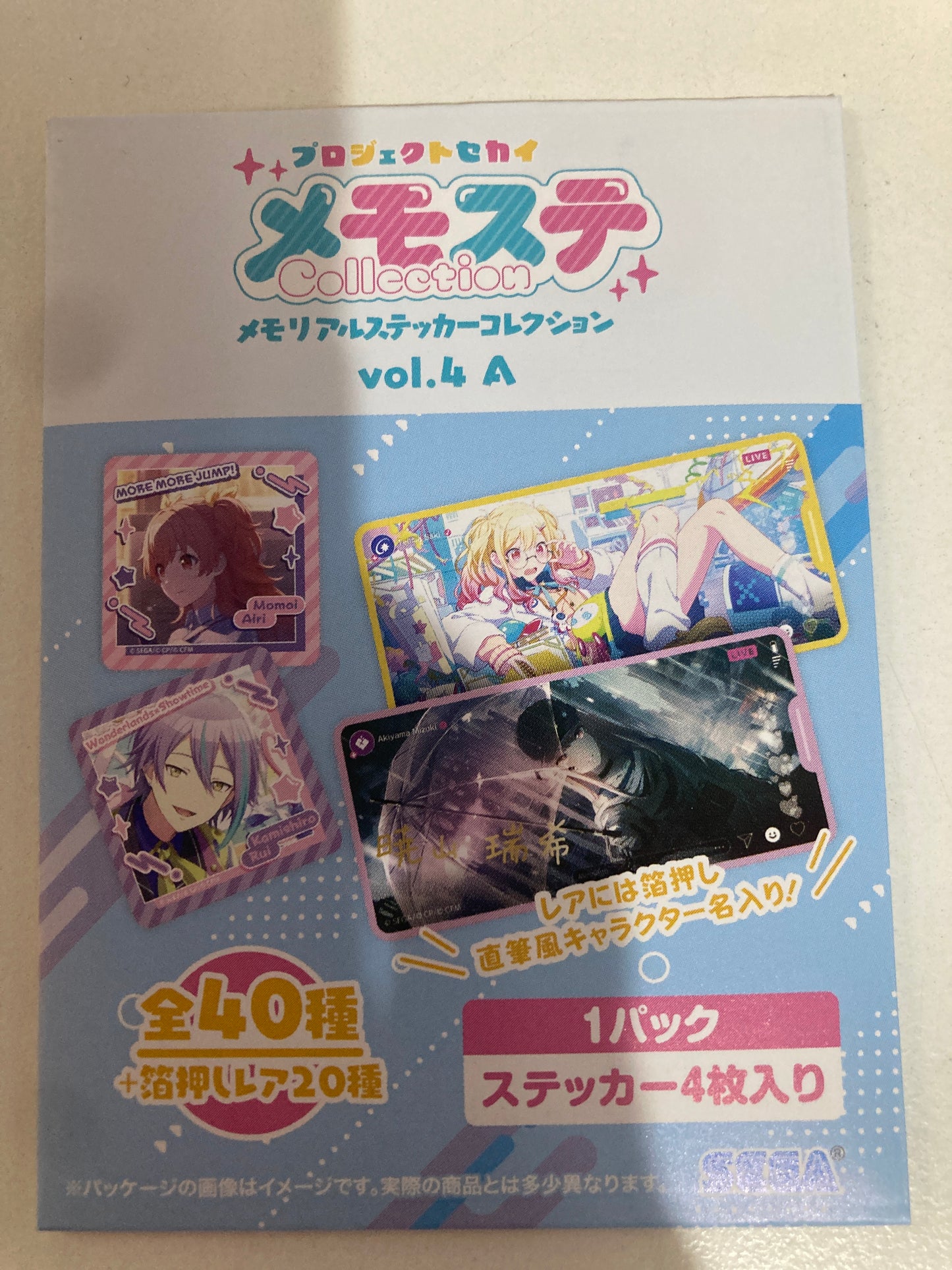 プロジェクトセカイ カラフルステージ！ feat. 初音ミク メモステコレクション vol.4 A（全40種+レア） (池袋)