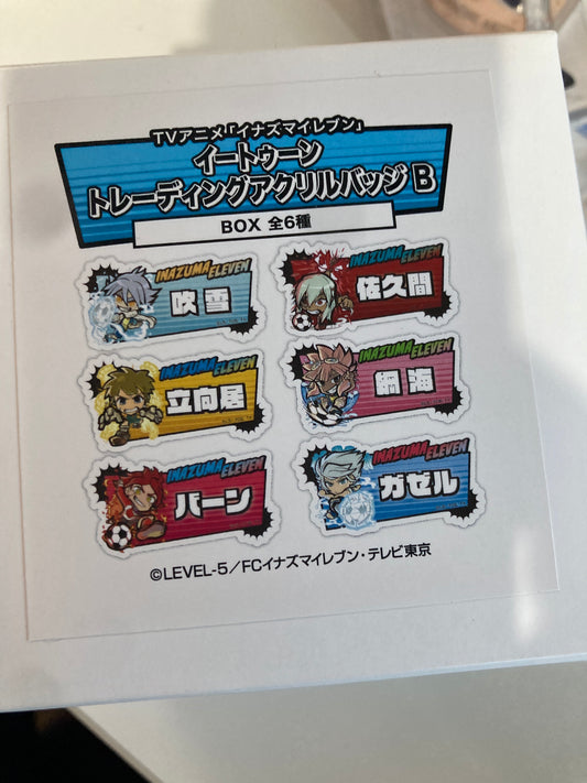 「イナズマイレブン」 イートゥーン トレーディングアクリルバッジ B（全6種）(池袋) 閃電十一人亞克力名牌