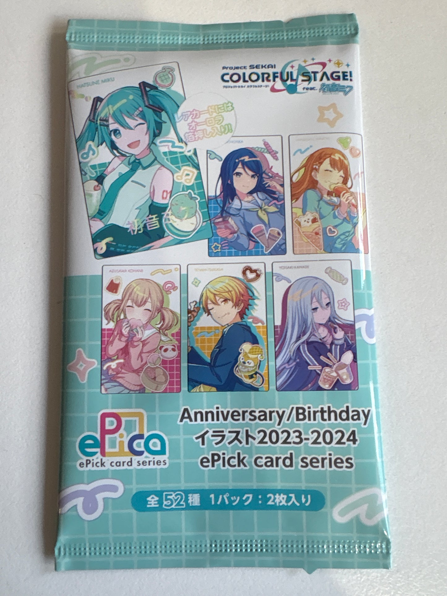 プロジェクトセカイ カラフルステージ！ feat. 初音ミク Anniversary/Birthdayイラスト2023-2024 ePick card series (池袋)