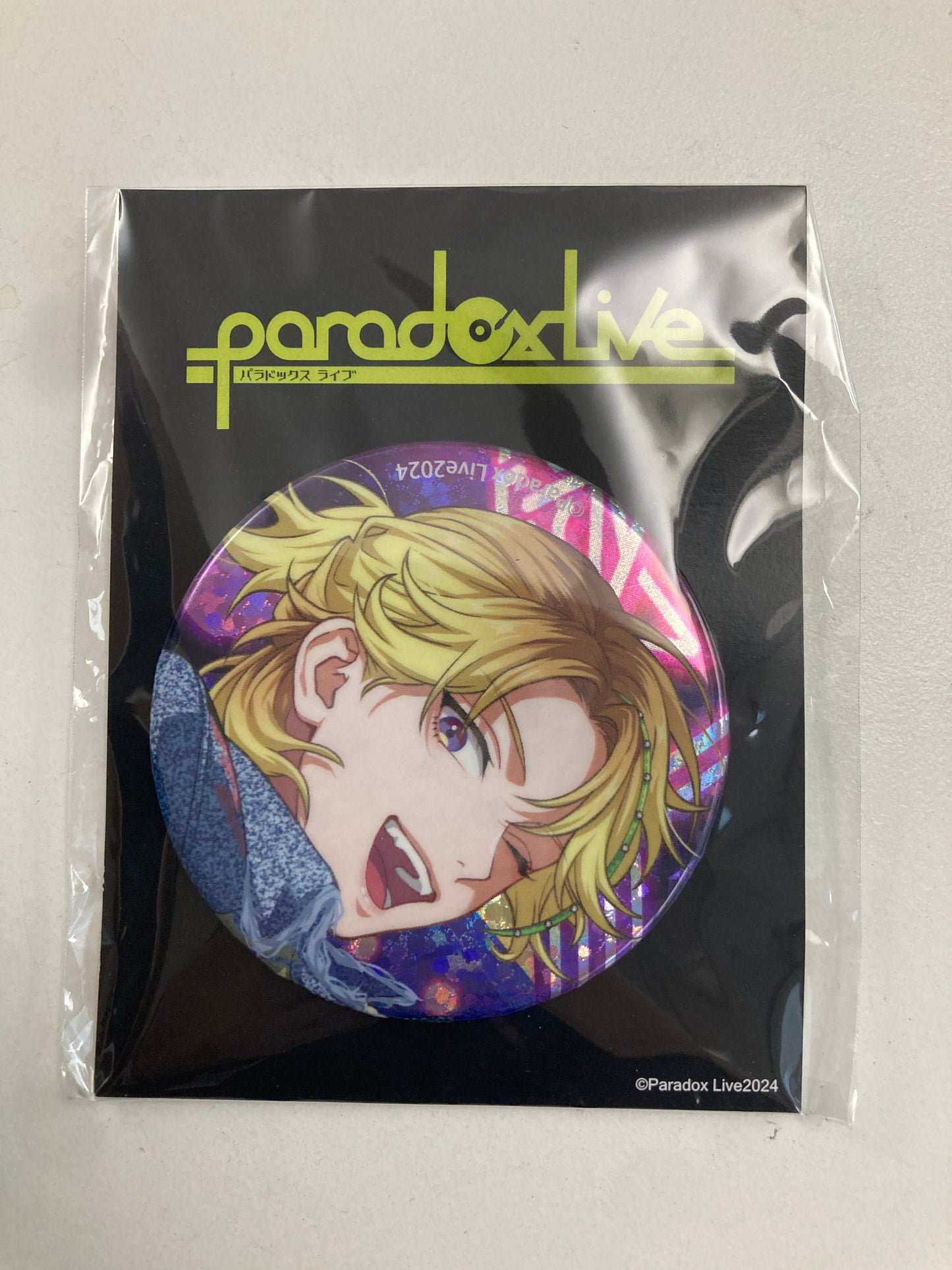 Paradox Live BIG缶バッジ 幻影ライブ 緋景 斗真(池袋)