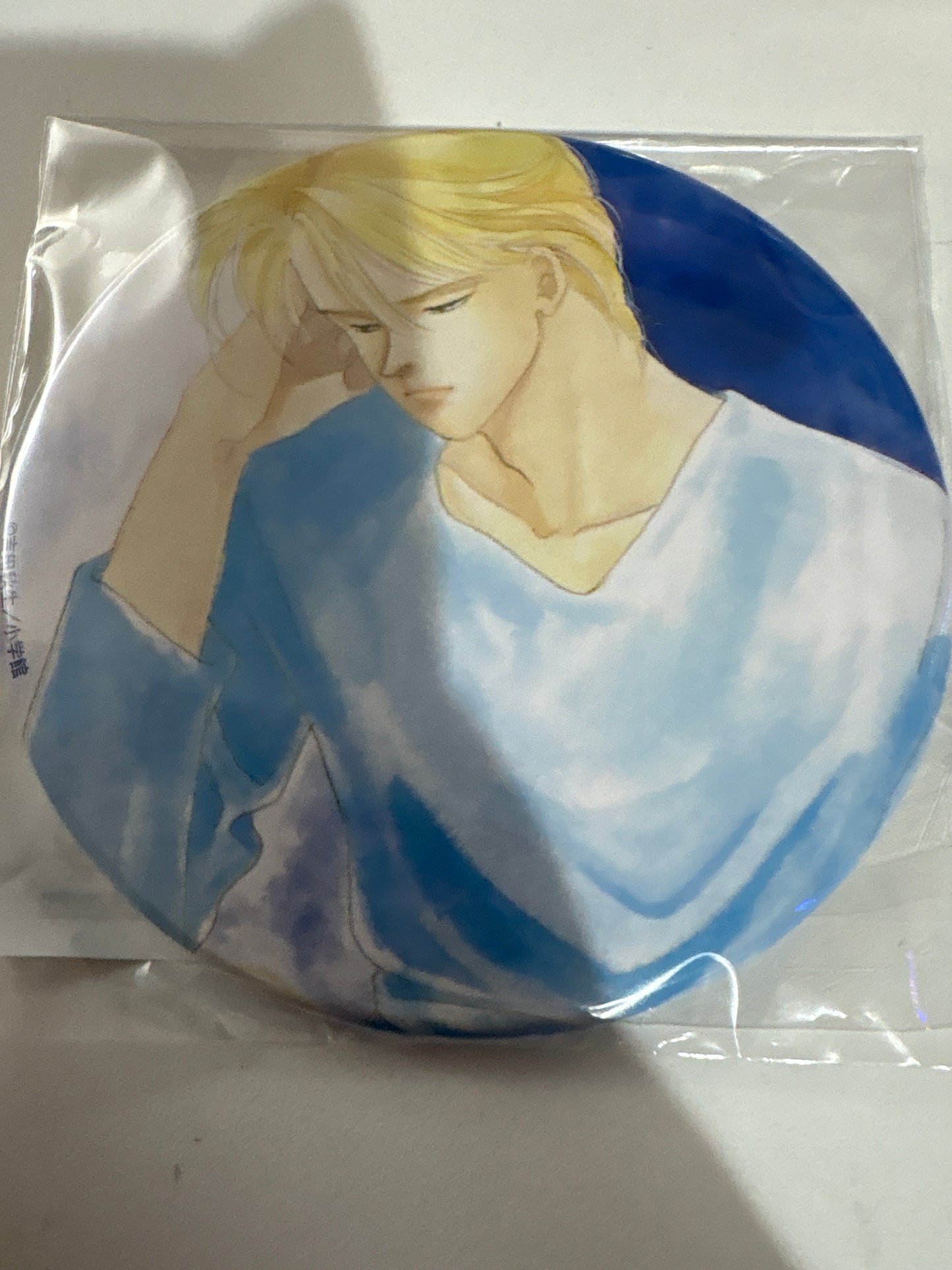 BANANA FISH アッシュ・リンクス 原作イラスト100mm缶バッジ ver.C(池袋)