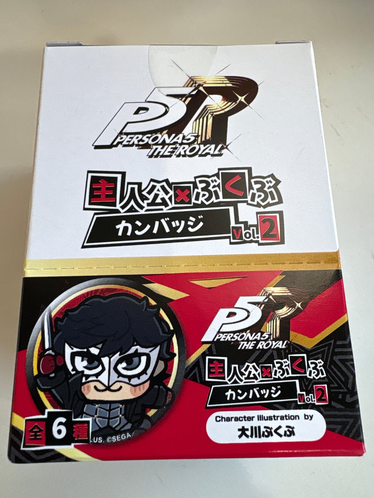ペルソナ5 ザ・ロイヤル 主人公×ぶくぶ カンバッジ Vol.2 全6種 池袋